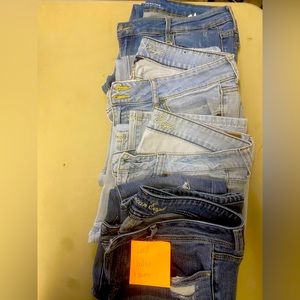 4 pairs of size 12 AE jeans